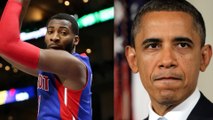 Barack Obama Raps for Andre Drummond's All-Star Campaign
