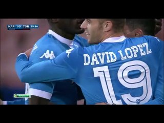 1-0 Lorenzo Insigne Goal Italy  Serie A - 06.01.2016, SSC Napoli 1-0 Torino FC