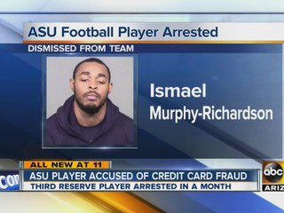 ASU player accued of credit card fraud