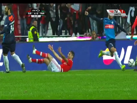 4-0 Jonas Goal Portugal Primeira Liga - 06.01.2016, SL Benfica 4-0 Marítimo