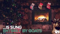 This album of Christmas carols sung entirely by goats may be hard to listen to, but it's for a really good cause