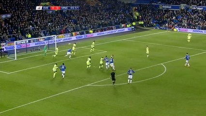 Ramiro Mori Goal 1:0 - Everton vs Manchester City Capital One Cup
