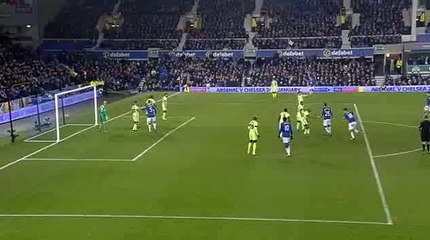 Ramiro Funes Mori Goal 1-0 Everton vs Manchester City