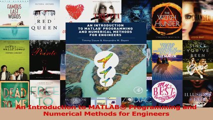 PDF Download  An Introduction to MATLAB Programming and Numerical Methods for Engineers Download Full Ebook