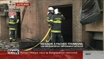 Incendie à Faches-Thumesnil