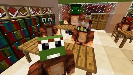 Minecraft School : MONKEYS TAKE OVER THE SCHOOL!