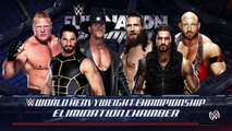 CNZ 2K16 CNZ World Heavy Weight Championship 6 Man Elimination Chamber Match 2015 (PS4)