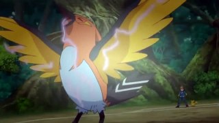 Pokémon XY Series Episode 58 Fletchinder VS Weepinbell