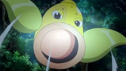 Pokémon XY Series Episode 58 Frogadier VS Weepinbell