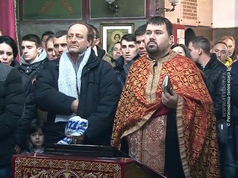 Paljenjem badnjaka počela proslava Božića, 06. januar 2015. (RTV Bor)