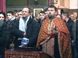 Paljenjem badnjaka počela proslava Božića, 06. januar 2015. (RTV Bor)