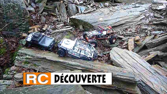 Modélisme à Nantes : Extreme Trail Rc Scale 4x4 Crawler Pentes et Carrière de Roches Ardoise Glissantes et Boue