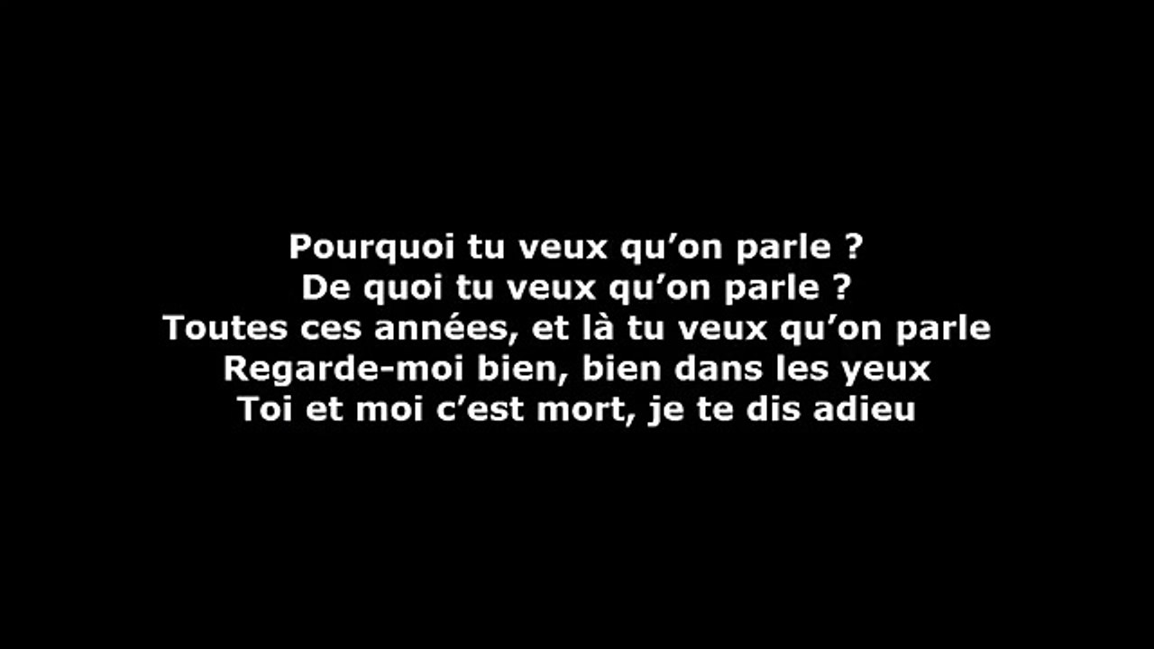 Lacrim  - Adieu (Paroles+Lyrics+Audio)