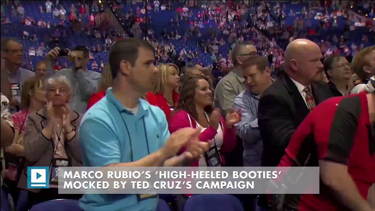 Marco Rubio’s ‘high-heeled booties’ mocked by Ted Cruz’s campaign