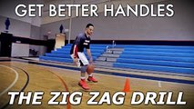How To Get Better Handles - Zig Zag Ball Handling Drill!