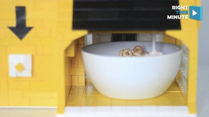 Have Your Toys Prepare Breakfast With This Lego Cereal Maker