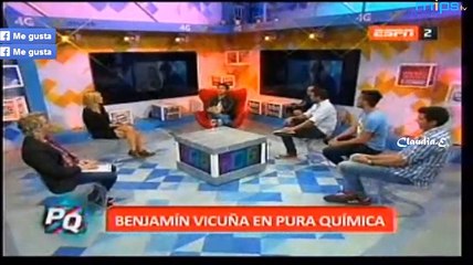 Benjamín Vicuña Pura química Entrevista completa 14/10/2015