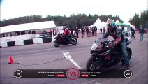 Suzuki GSX1300 Hayabusa vs Suzuki GSX-R 1000 - Araba Tutkum