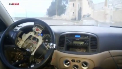 Isis workshop in Raqqa making driverless car bomb