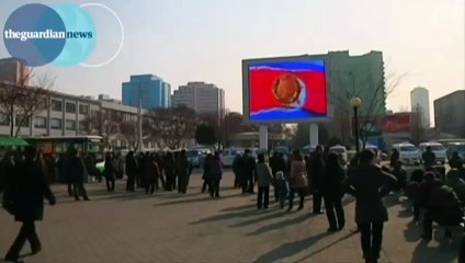 North Koreans applaud nuclear test