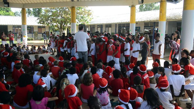 Fête Noël 2015/ EE Maximilien SABA KOUROU