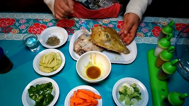 طريقة إعداد راس علوش مصلي فى الفرن, راس خروف مصلي فى الفرن, Tête de mouton repas