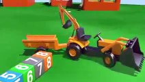 Big Trucks & Vehicles. Cartoons for Kids. Learn numbers [video xe tải lớn_큰 트럭] ABC 123 农行 - YouTube