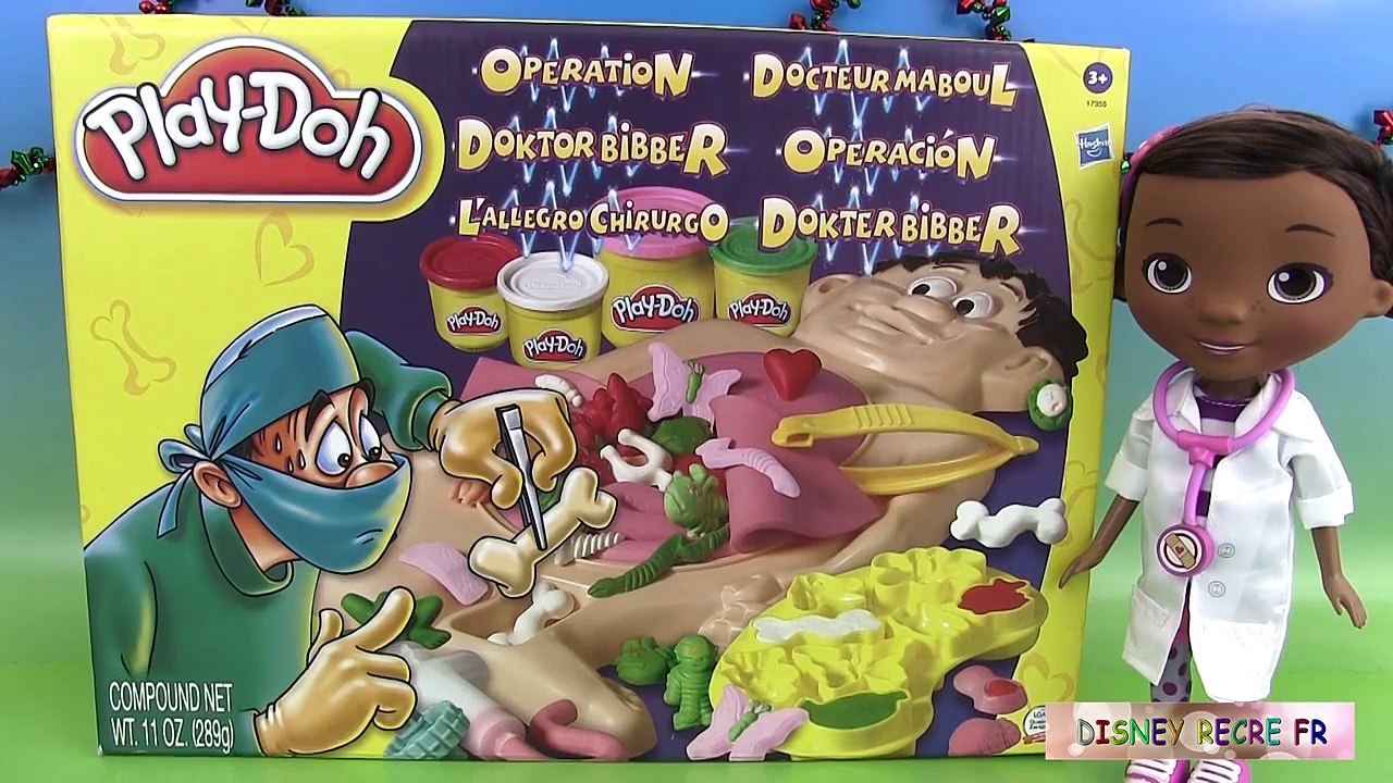 Pâte à modeler Play Doh Docteur Maboul Operation Game Doctor Playset Docteur la Peluche vi