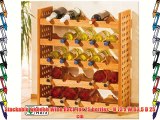 Stackable wooden Wine Rack for 25 bottles - H 73 x W 635 D 25 cm