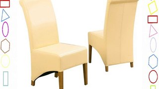Mark Harris Barcelona Dining Chairs 47 x 46 x 107 cm Cream