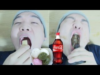 누워서 떡먹기,누워서 콜라먹기 - 스팀보이(속담실전실험)