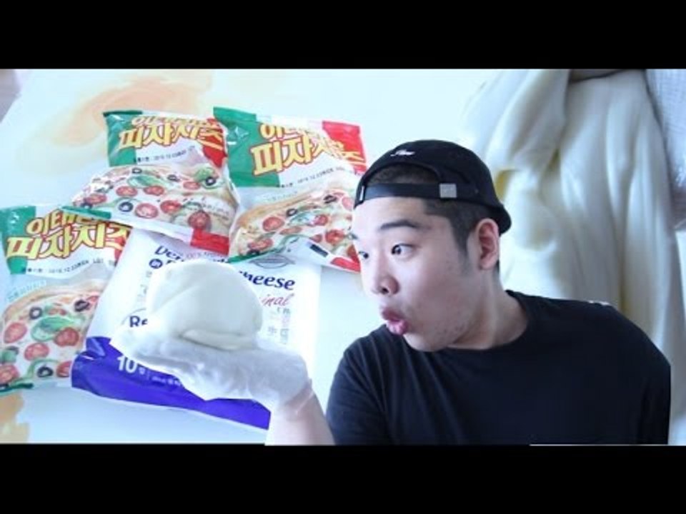 "치즈 1kg 뭉쳐서 대형치즈공 만들기 도전!" - 스팀보이 (치즈탄력성실험)