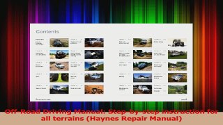 PDF Download  OffRoad Driving Manual Stepbystep instruction for all terrains Haynes Repair Manual Download Full Ebook