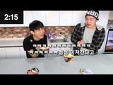 테이프로 양손묶고 불닭볶음면 빨리먹기 대결 (스팀보이 릴마블 납치사건)