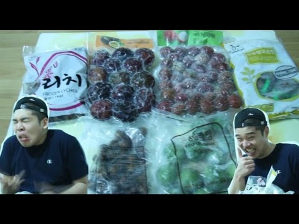 "6가지종류 특이한 열대과일 먹방 도전!" - 스팀보이 (복불복과일먹방)