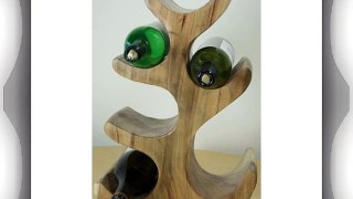 6 Bottle solid wood wine holder