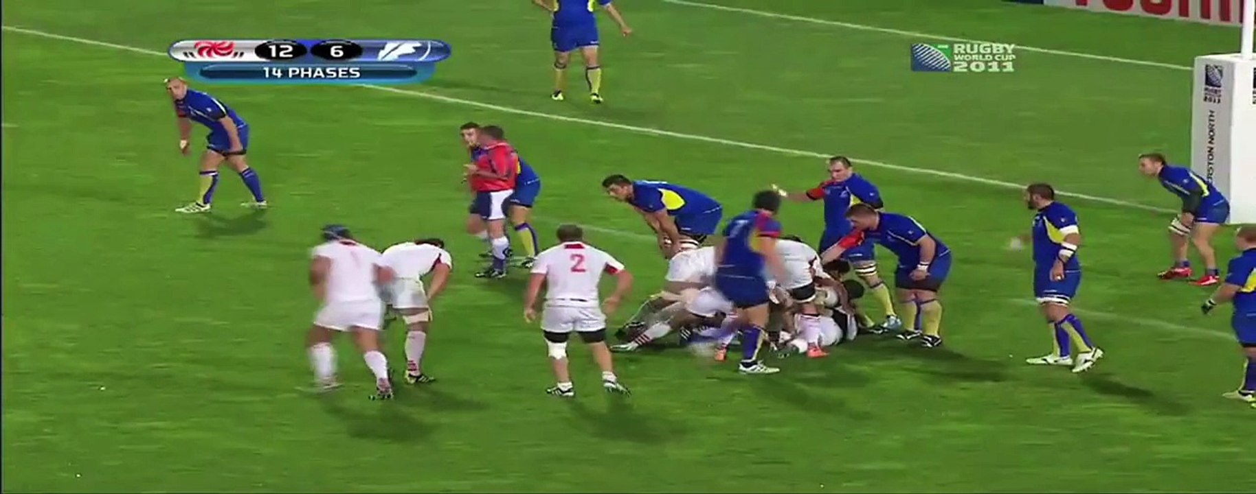 Gorgodze try v Romania at RWC Rugby World Cup  Golden Moments   promotional video