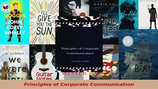 PDF Download  Principles of Corporate Communication Download Online