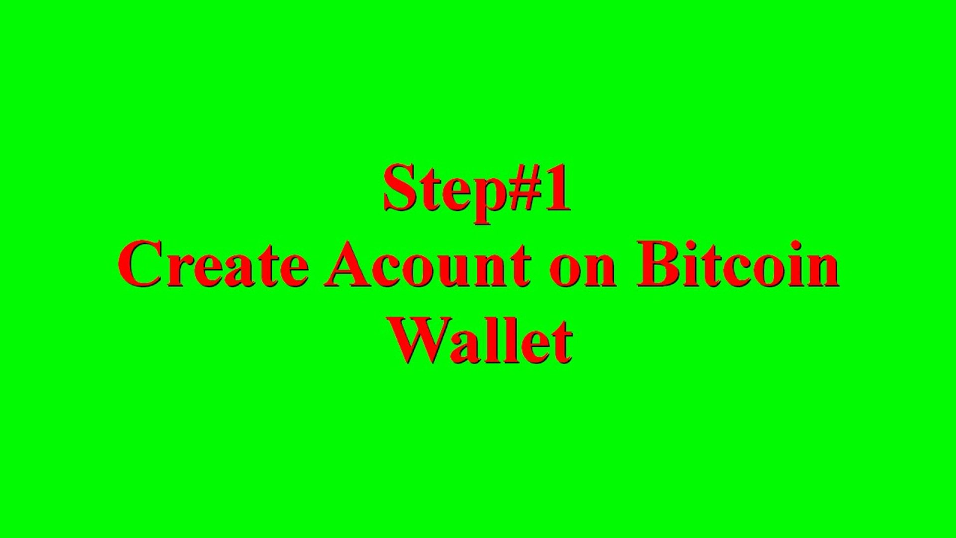 Step 1 Create Bitcoin Wallet To Earn Bitcoin In Urdu - 