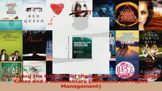 PDF Download  Managing the Urgent and Unexpected Twelve Project Cases and a Commentary Advances in PDF Full Ebook