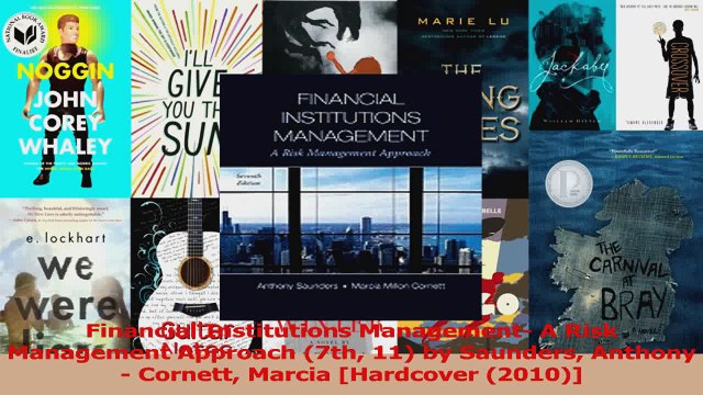 PDF Download Financial Institutions Management A Risk Management Approach 7th 11 by Saunders Anthony PDF Online