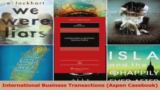 PDF Download  International Business Transactions Aspen Casebook PDF Online
