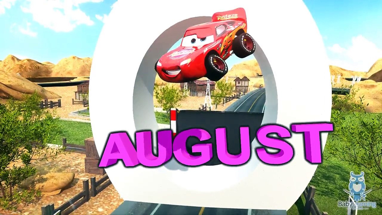 CARS Teaches Months of the Year | Learn English Months of Year