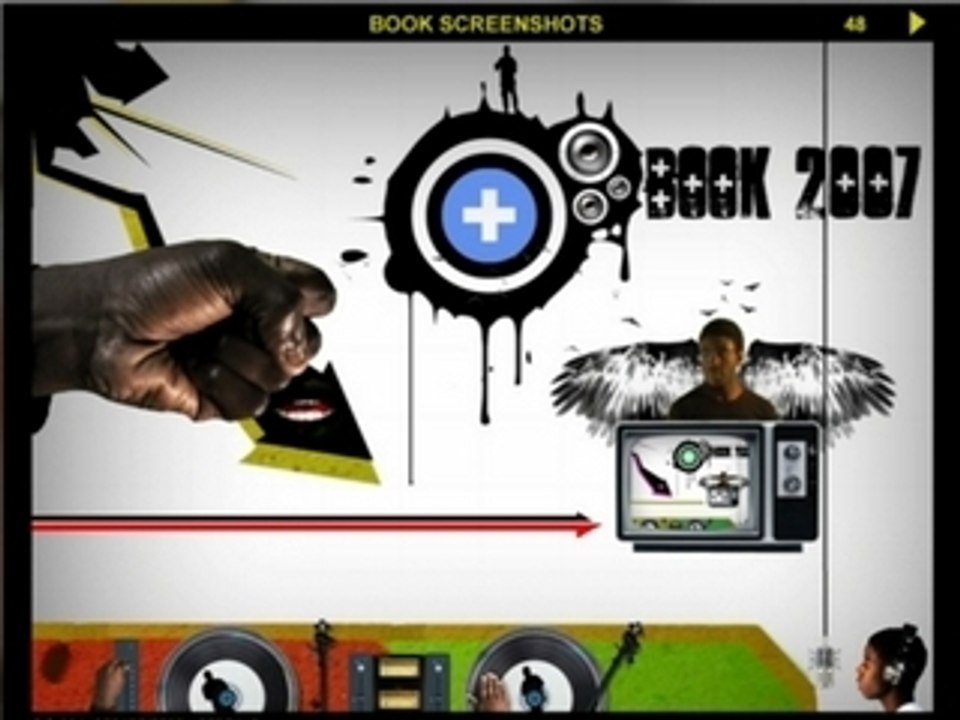 Final Intro de mon "book" interactif (cdrom)