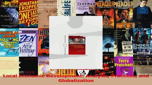PDF Download Local Economic Development Analysis Practices and Globalization Read Online