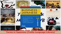 PDF Download  Business Japanese Over 1700 Essential Business Terms in Japanese Tuttle Language PDF Online