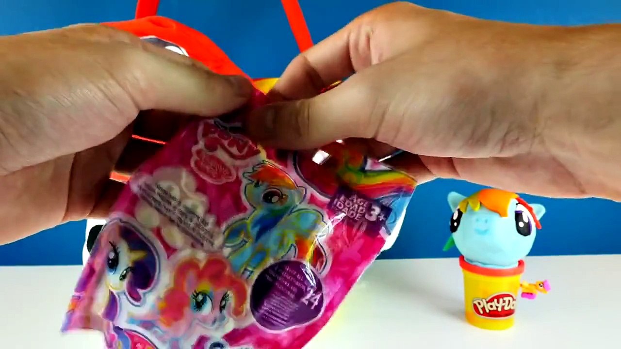 Rainbow Dash and Paw Patrol Toy Baskets Play Doh Surprise Egg My Little Pony Shopkins Kind