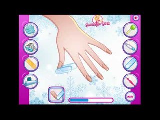 겨울왕국 게임 - 엘사의 네일아트(19세 극혐주의)