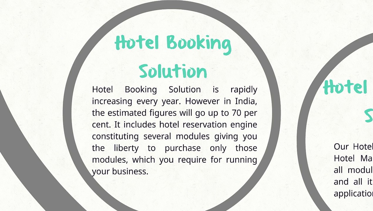 hotel booking solution
