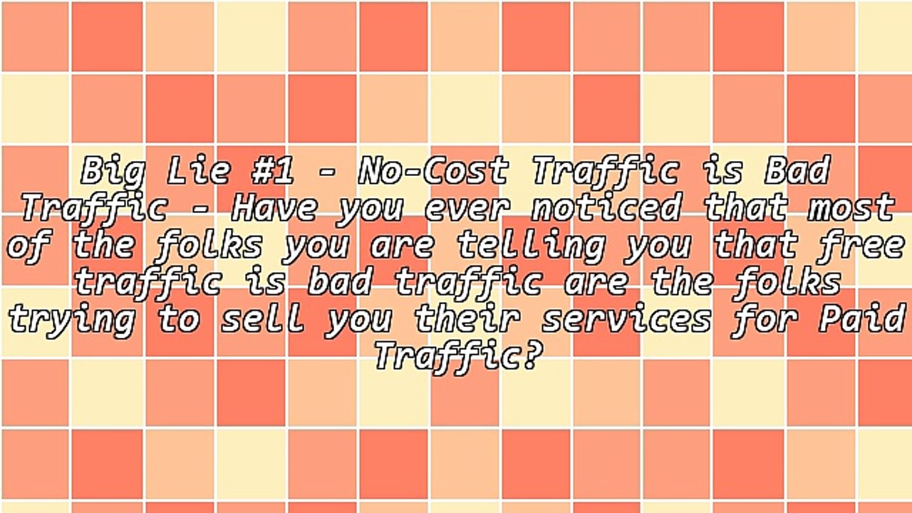 Profitable Free Traffic Building - 3 Big Profit Sucking Free Traffic Mistakes (What to Do Instead)